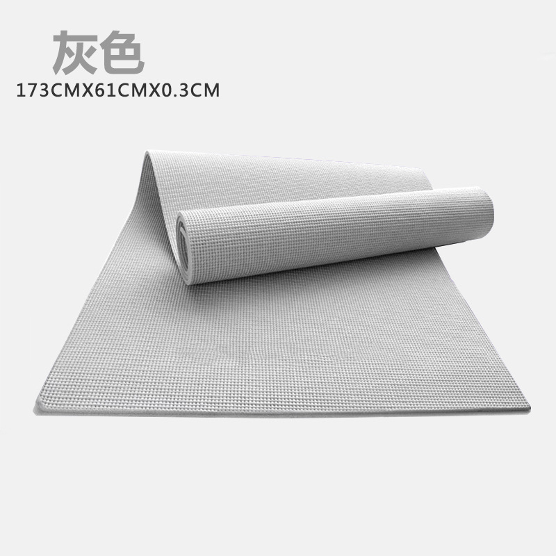 Yoga Fitness Factory - Yogamat printfabriek schokabsorberende antislip witte fitness