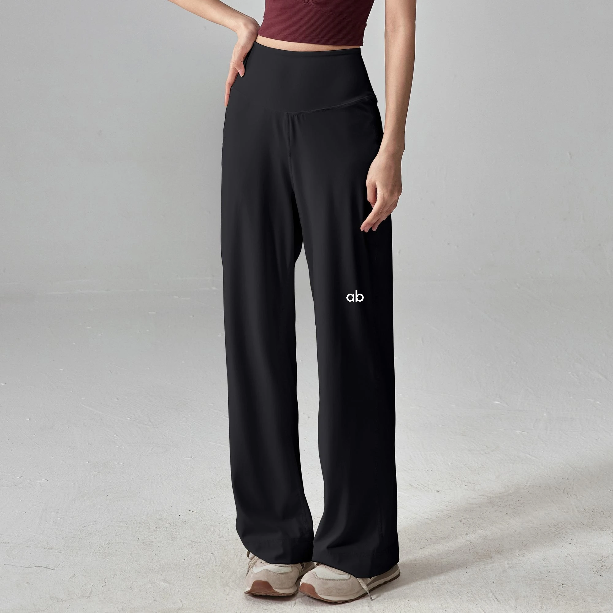 Yoga Fitness Stretching - Dames yogabroek met hoge taille, wijde