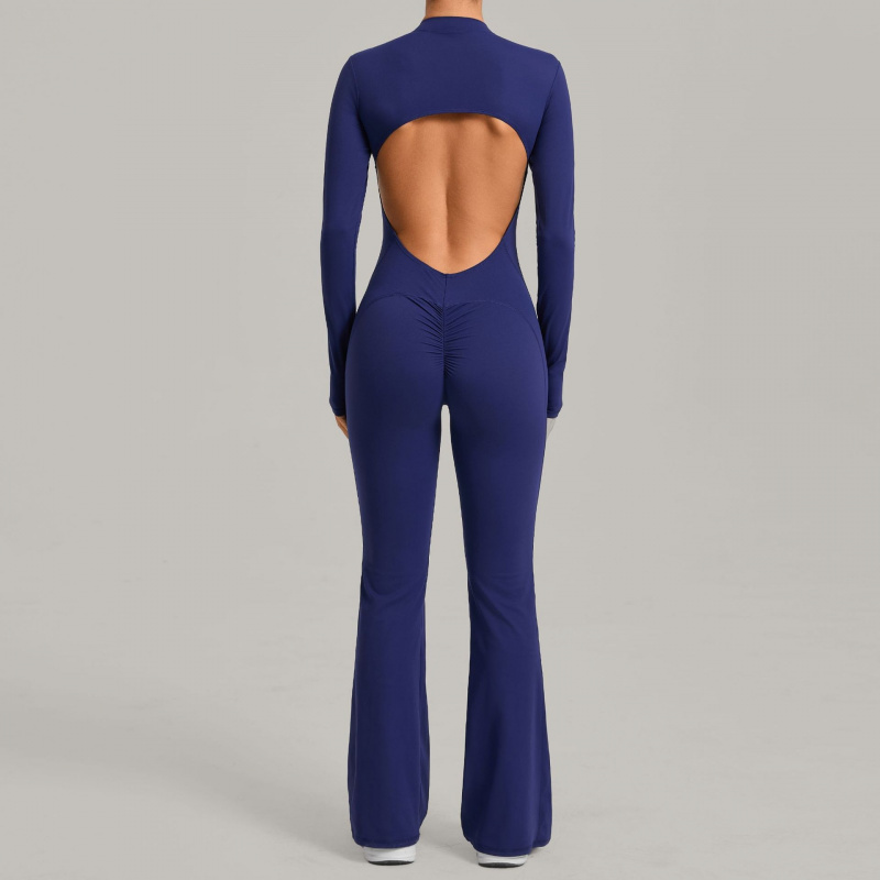 Lange mouwen jumpsuit met opst - Yoga Fitness Jumpsuit recensie en prijs