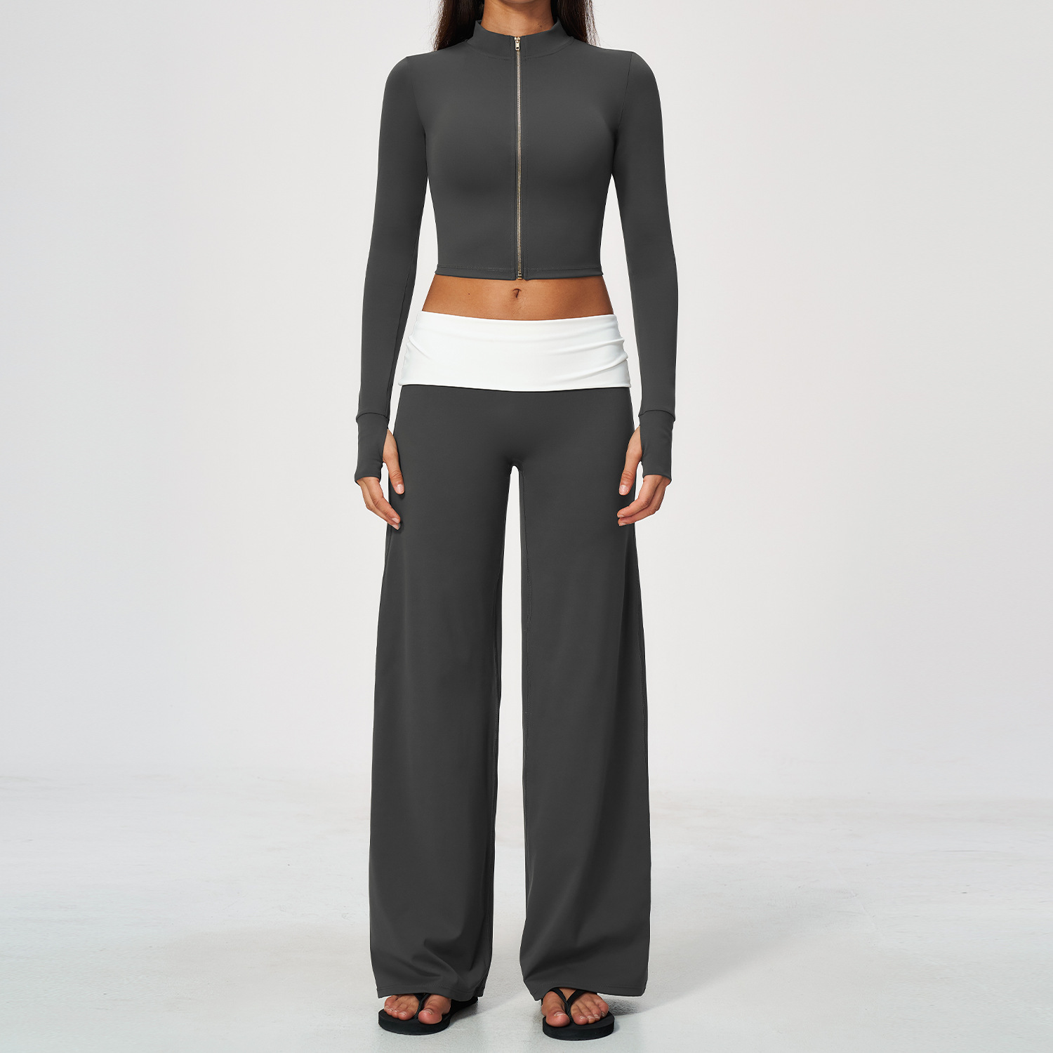 Zipjas, wijde broek, 2-delige  - Yoga Fitness & Nutrition Llp recensie en prijs