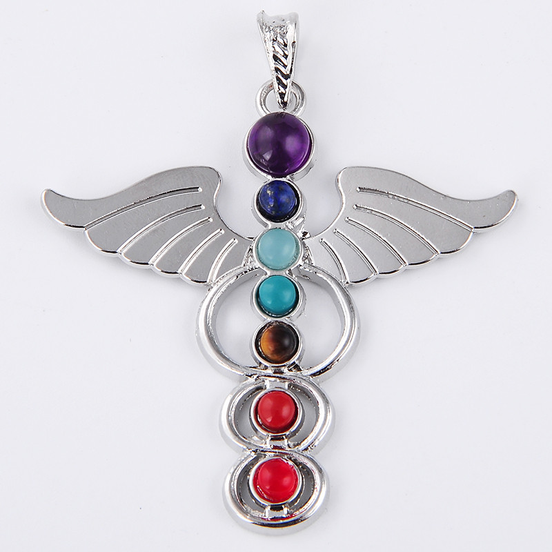 7 Chakra Stone Ketting Hanger  - Yoga Health & Fitness Centre recensie en prijs