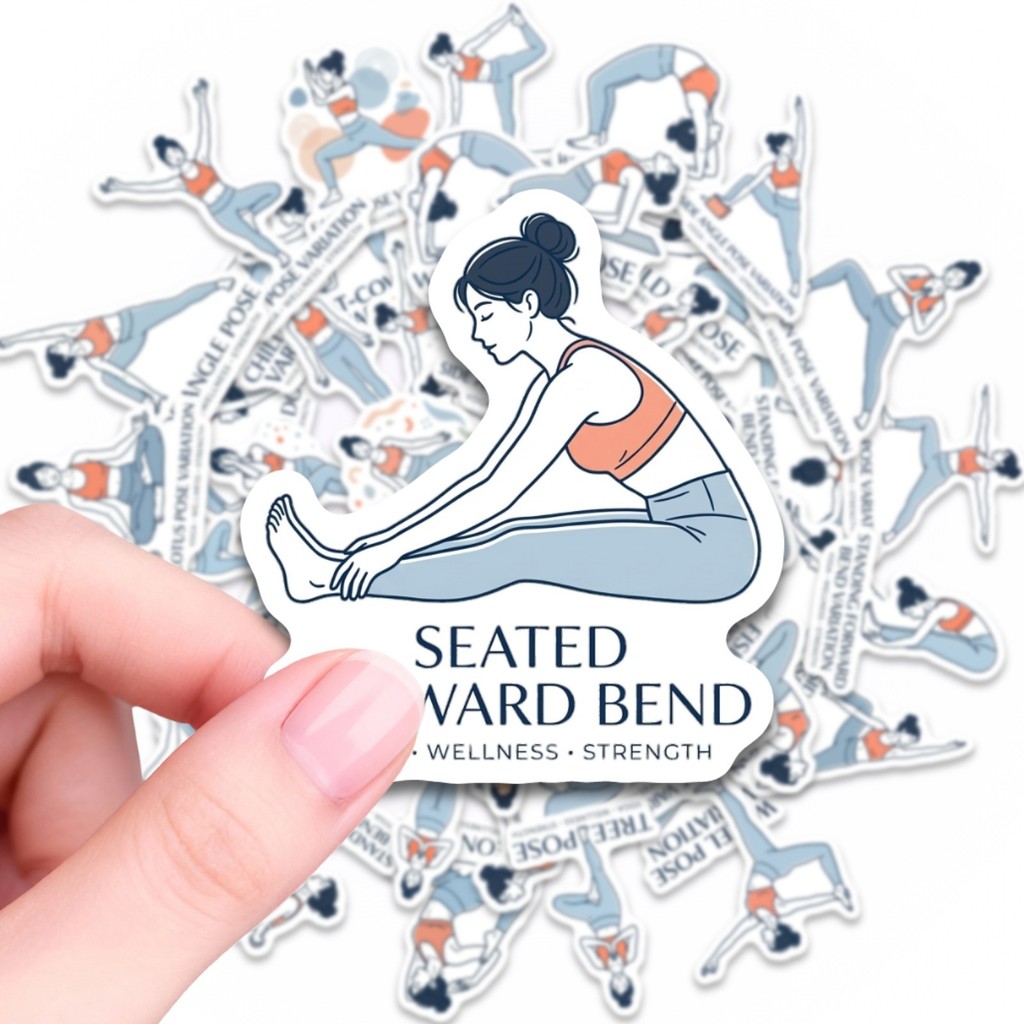 50 stuks yogastuksticker, fitn - Yoga Fitness Journal recensie en prijs
