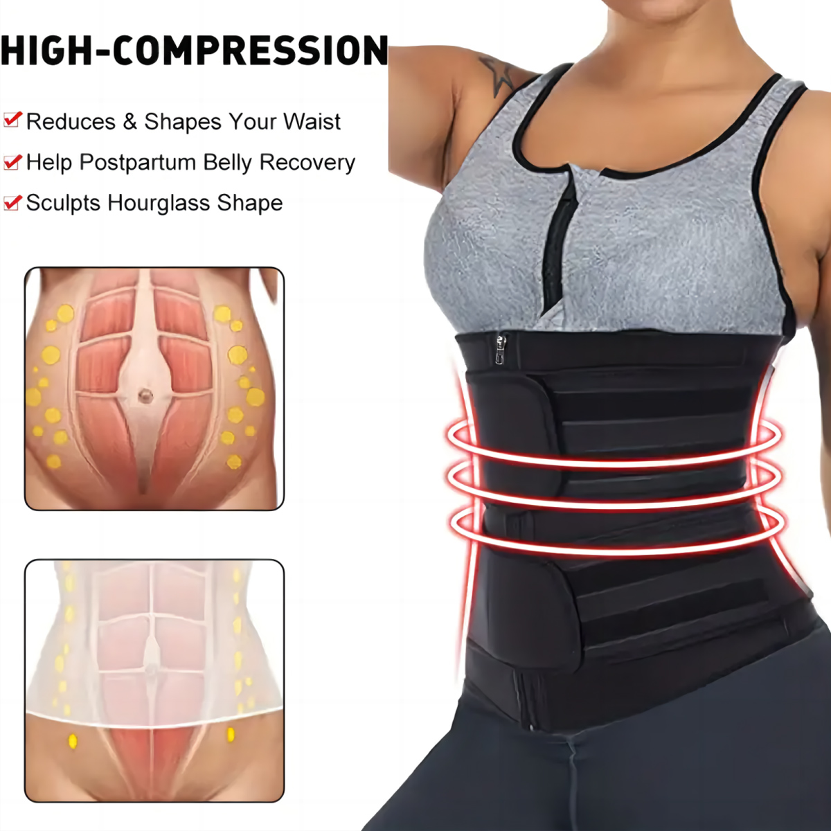 Dames tailletrainer riem met d - Weight Lifting Belt recensie en prijs