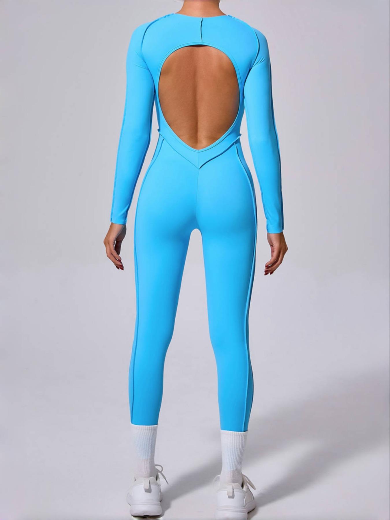 Dames High Elastic Open Back B - Yoga Fitness Jumpsuit recensie en prijs