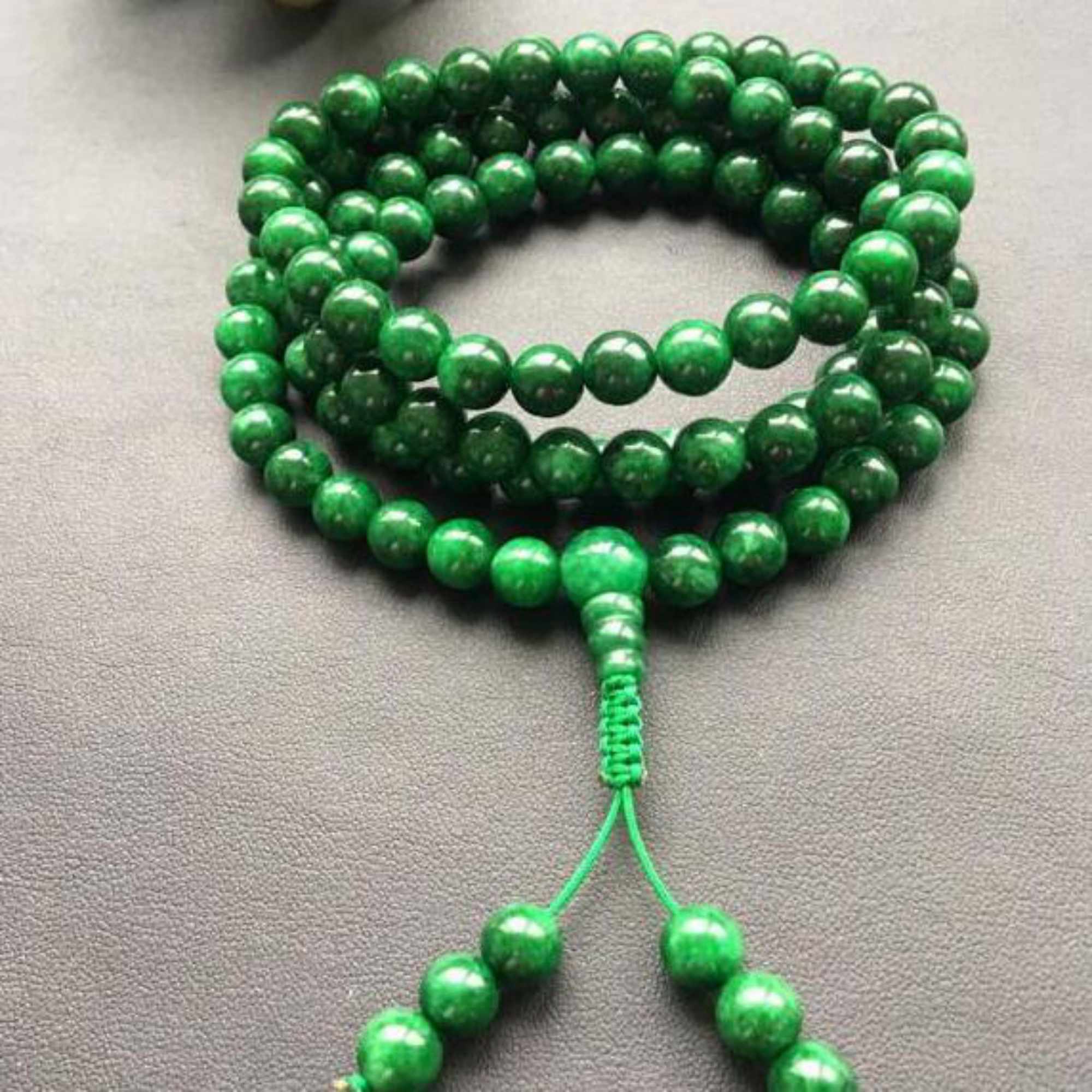 6Mm 108 Natuurlijke Groene Jad - Yoga Health & Fitness Centre recensie en prijs