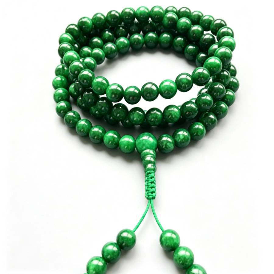 6Mm 108 Natuurlijke Groene Jad - Yoga Health & Fitness Centre recensie en prijs
