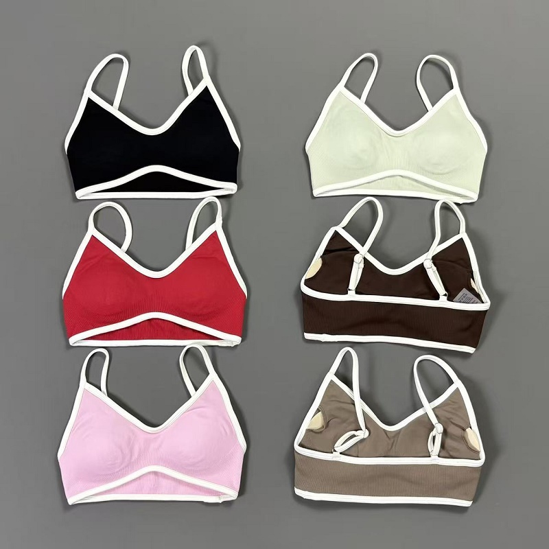 Dames Contrastline Yoga BH V-h - Yoga Và Fitness recensie en prijs
