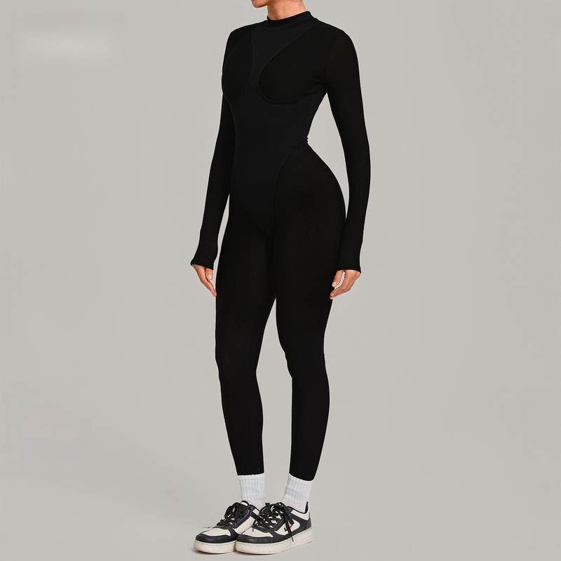 Dames Yoga Jumpsuit met Mesh R - Yoga Fitness Jumpsuit recensie en prijs