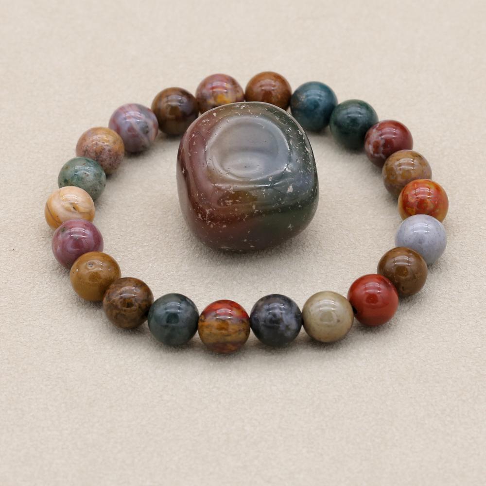 8Mm Natuursteen Oceaan Jaspis  - Yoga Health & Fitness Centre recensie en prijs