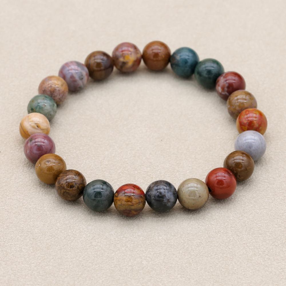 8Mm Natuursteen Oceaan Jaspis  - Yoga Health & Fitness Centre recensie en prijs
