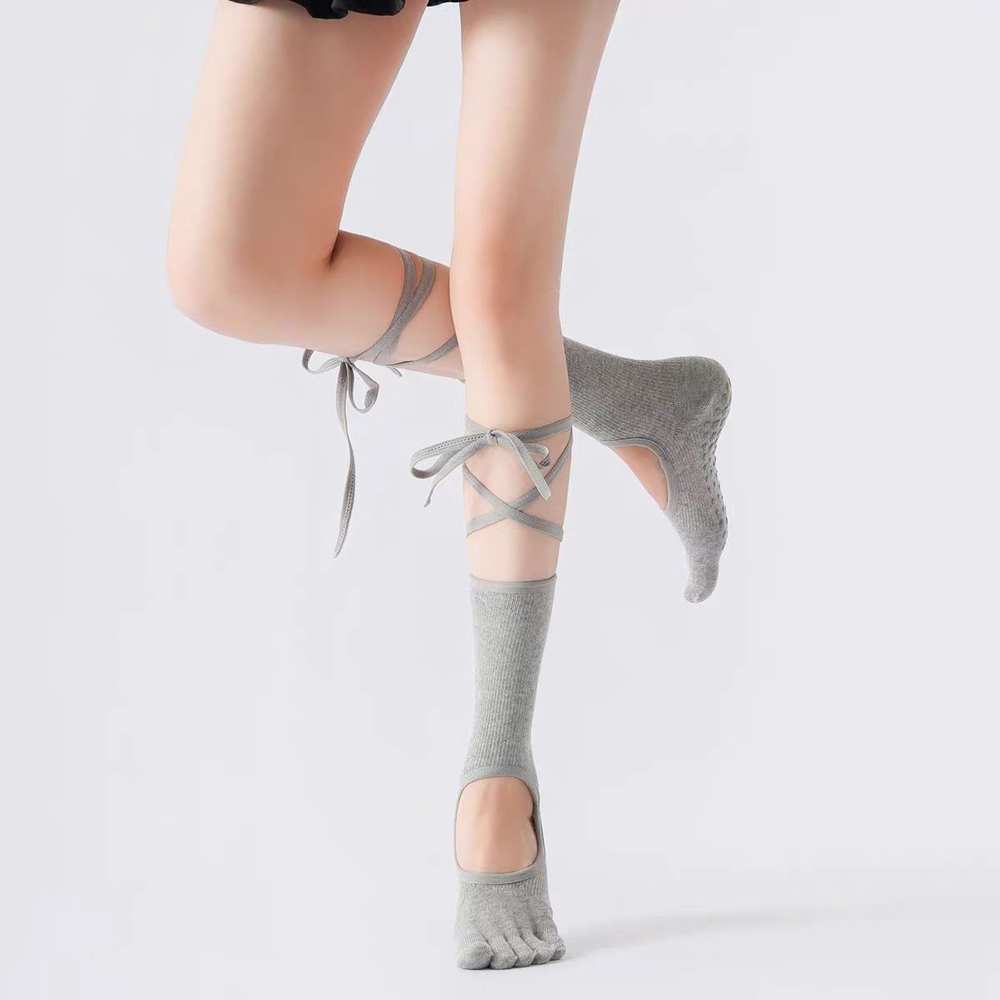 Ballet-yoga-sokken met veters  - Fitness Yoga Pilates recensie en prijs