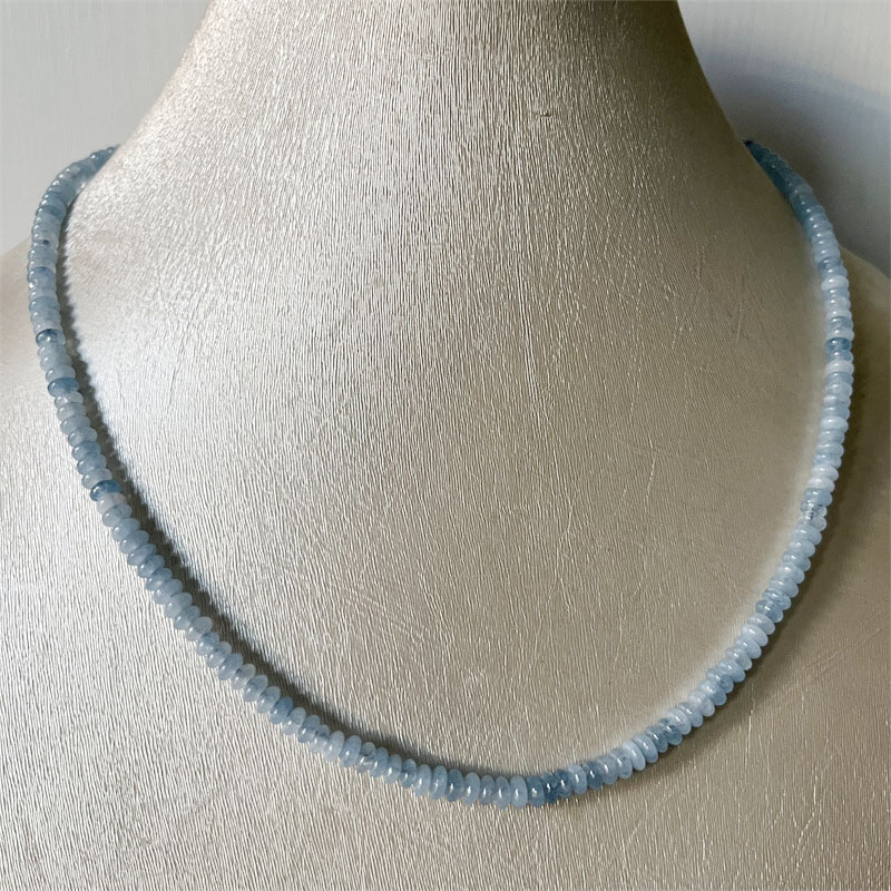2*4Mm Aquamrine Ketting Natuur - Yoga Health & Fitness Centre recensie en prijs