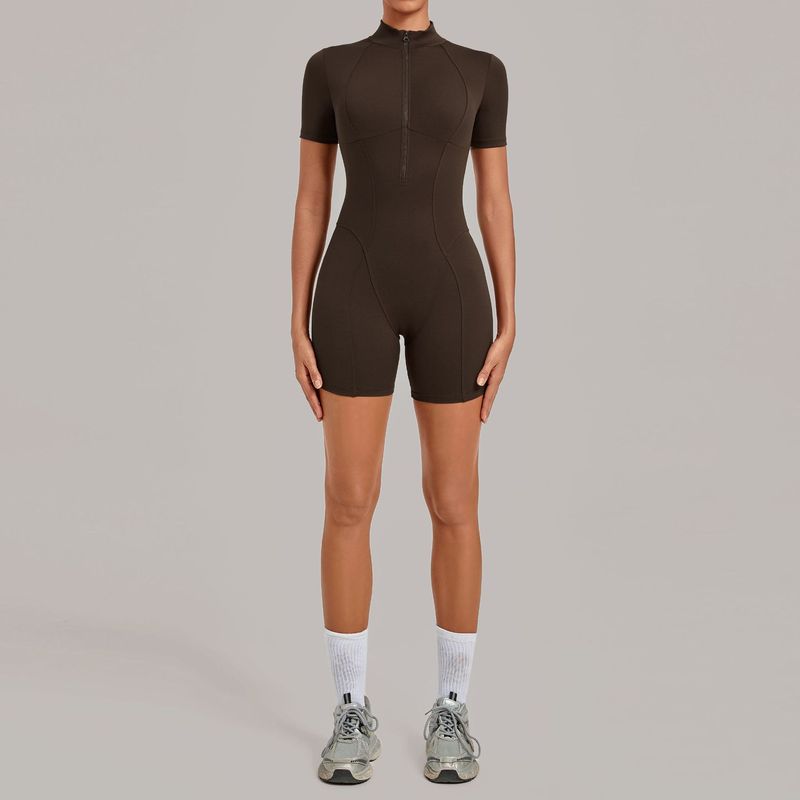 Modieuze damesromper met halve - Yoga Fitness Jumpsuit recensie en prijs