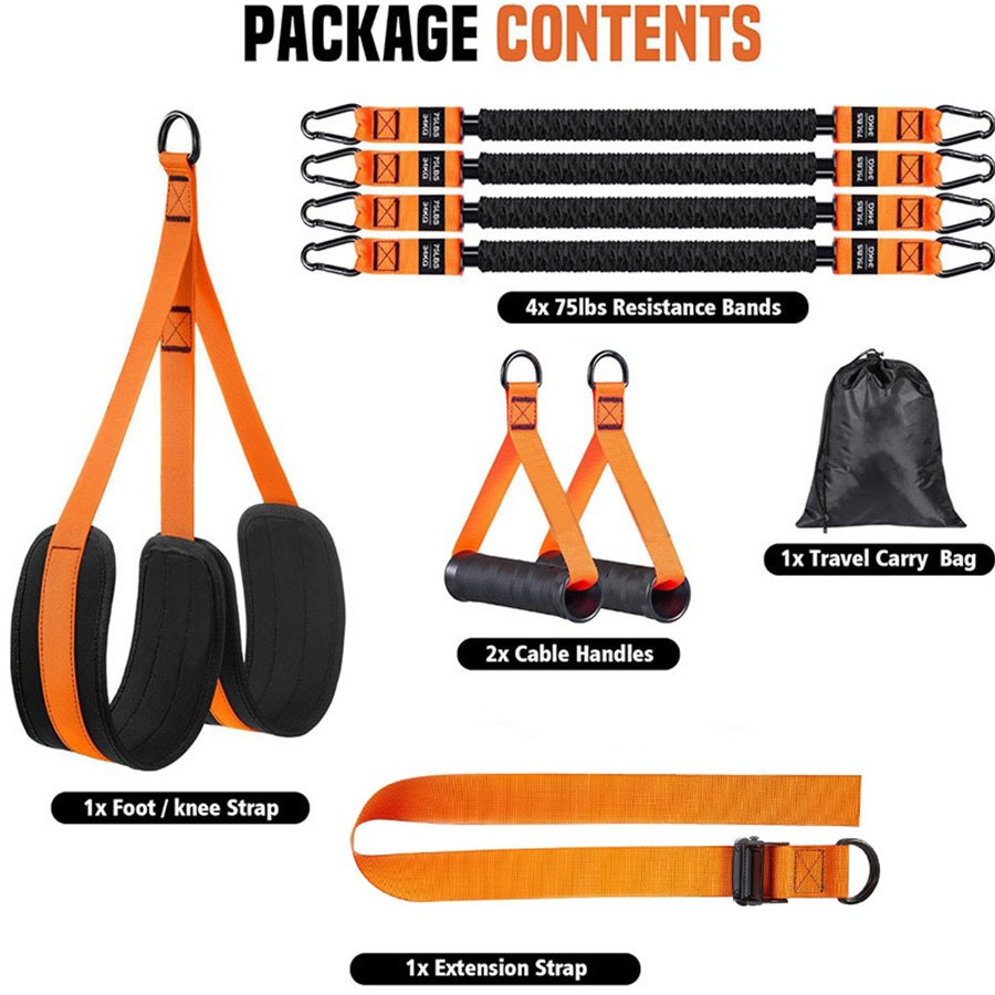 Pull-up assistentiebanden Set  - Suspension Trainer Trx recensie en prijs