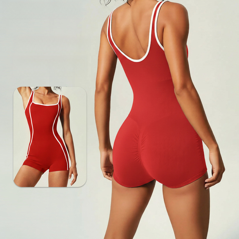 Kleurblokkerende tanktop yoga  - Yoga Fitness Jumpsuit recensie en prijs