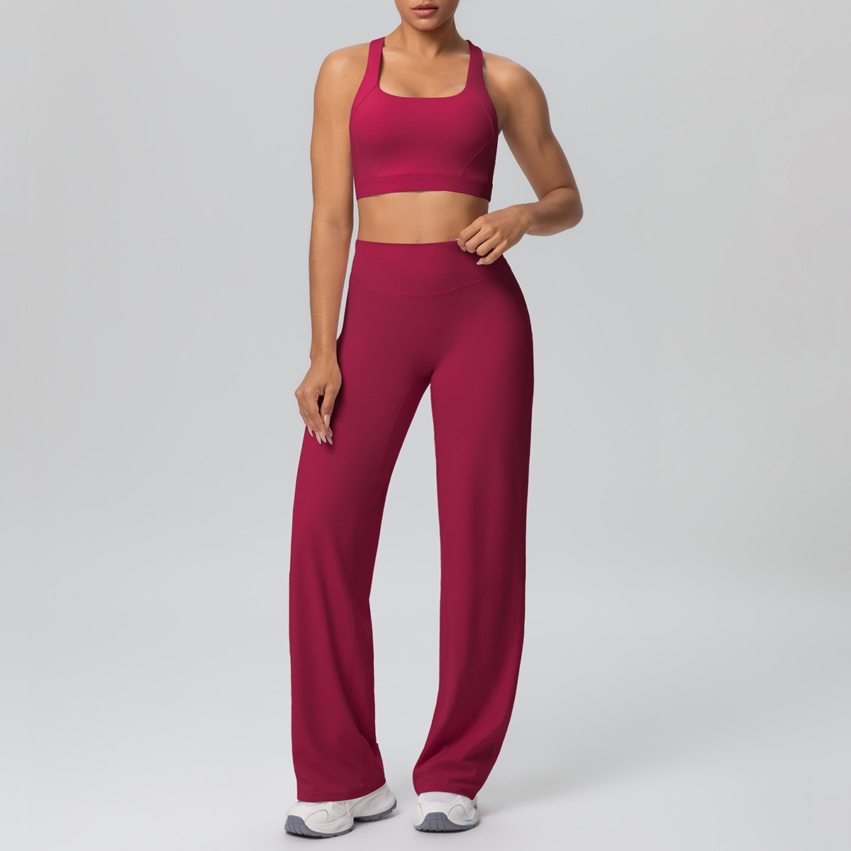 Sportbeha met schouderbandjes, - Yoga Fitness Stretching recensie en prijs